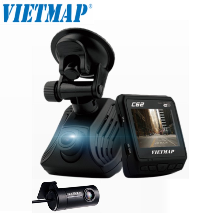 Camera Hành Trình Ô Tô VIETMAP C62 Ghi Hình Trước Sau