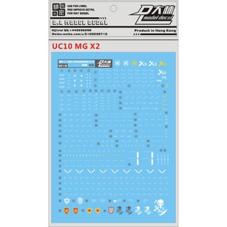 Decal nước MG 1/100 Crossbone X2 Kai
