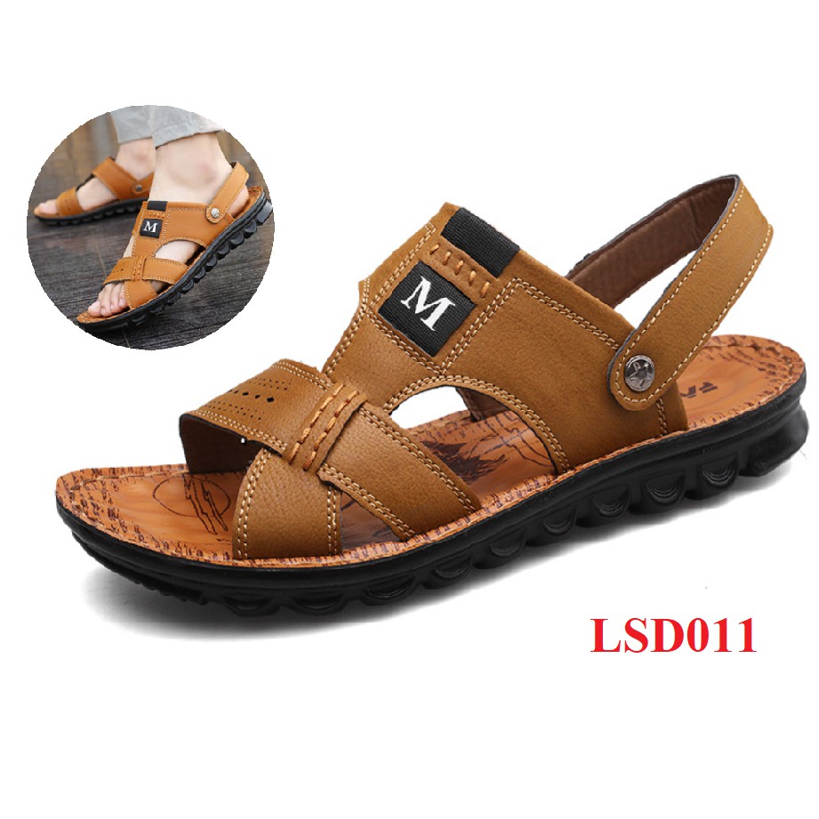 SANDAL NAM  DA KHÂU ĐẾ BỀN , MỀM , ĐẸP  SD01