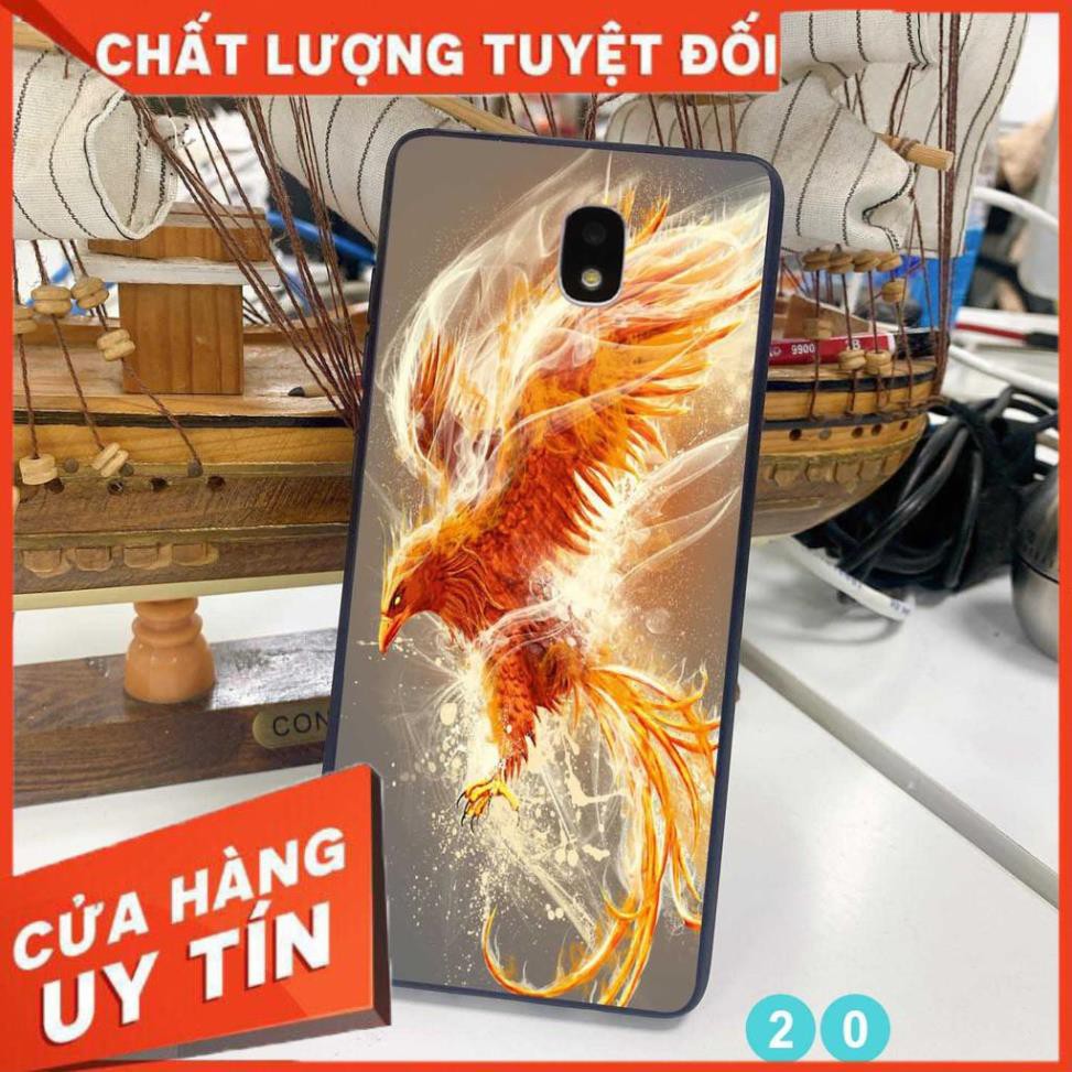 Ốp lưng in kính cường lực 3D đẹp, sắc nét họa tiết hình rồng vàng quyền lực cho điện thoại samsung J3 pro - J7 pro