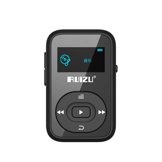 RUIZU X26 Sport Bluetooth MP3 Player 8gb Clip Mini with Screen Support FM,Recording,E-Book,Clock,Pedometer