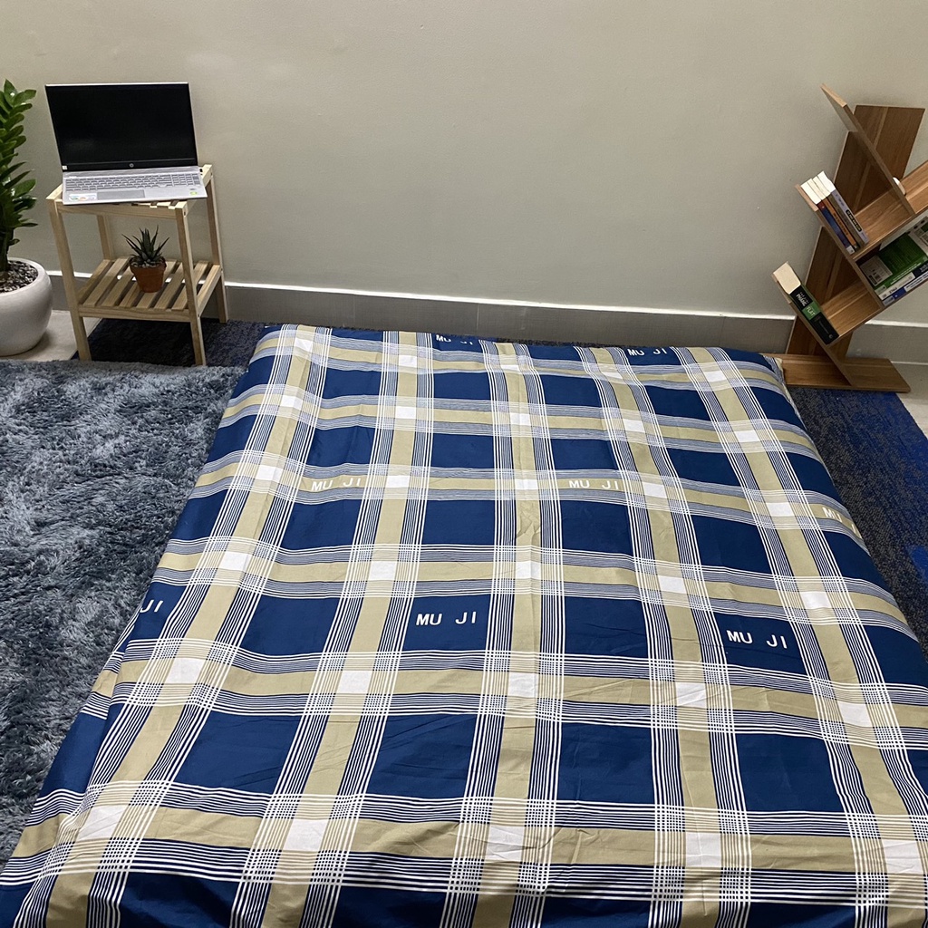 VỎ BỌC NỆM COTTON THOÁNG MÁT,KHÔNG GÂY NÓNG LƯNG VÀ CÓ KHÓA KÉO,KÍCH THƯỚC 1M/1M2/1M4/1M6/1M8.