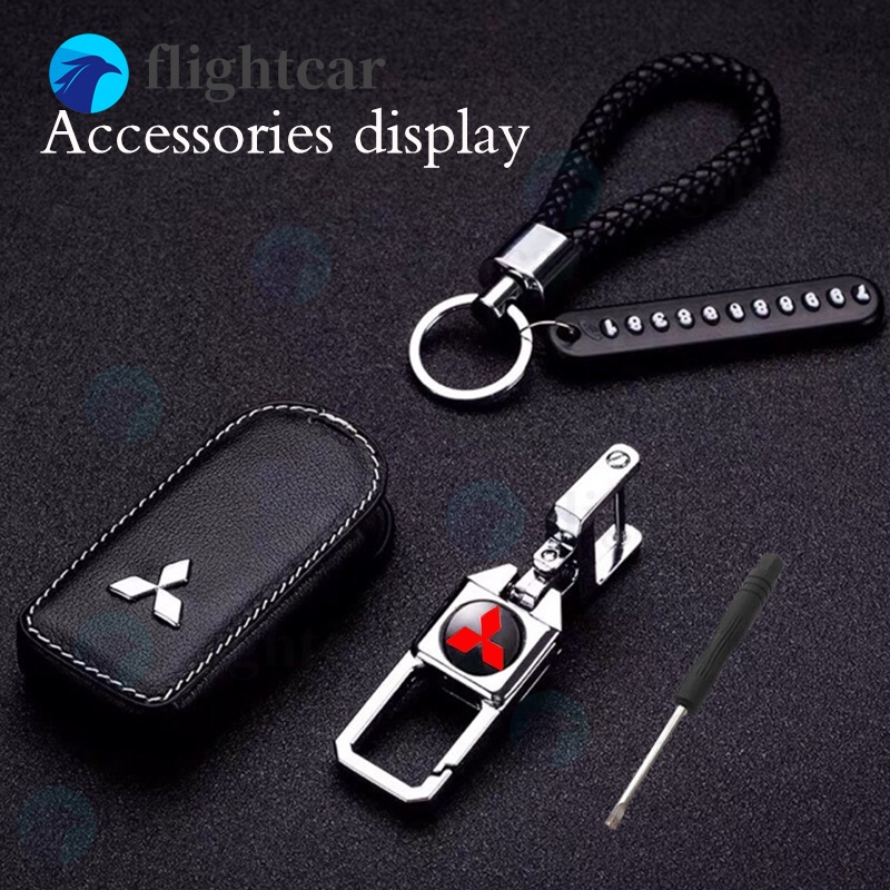 Bao Da Đựng Chìa Khóa Xe Hơi Mitsubishi