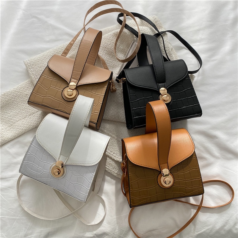 Túi Đeo Vai Hình Vuông Cỡ Nhỏ Phong Cách retro Thời Trang Mùa Xuân 2022 Cho Nữ