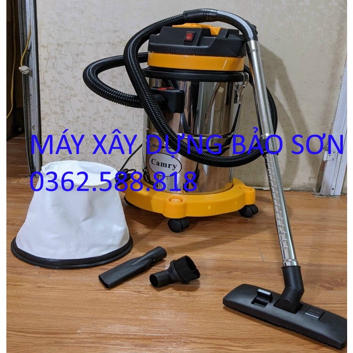 Máy hút bụi công nghiệp Máy hút bụi CAMRY70 lít Đầy đủ phụ kiện bảo hành 12 tháng