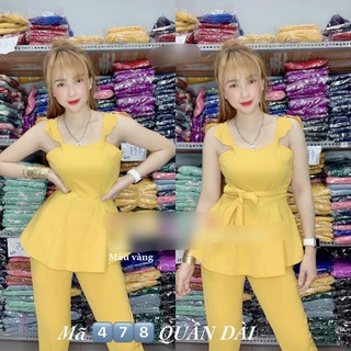 ĐỒ BỘ THUN CÁT HÀN quần dài ống ôm.Mã ch076