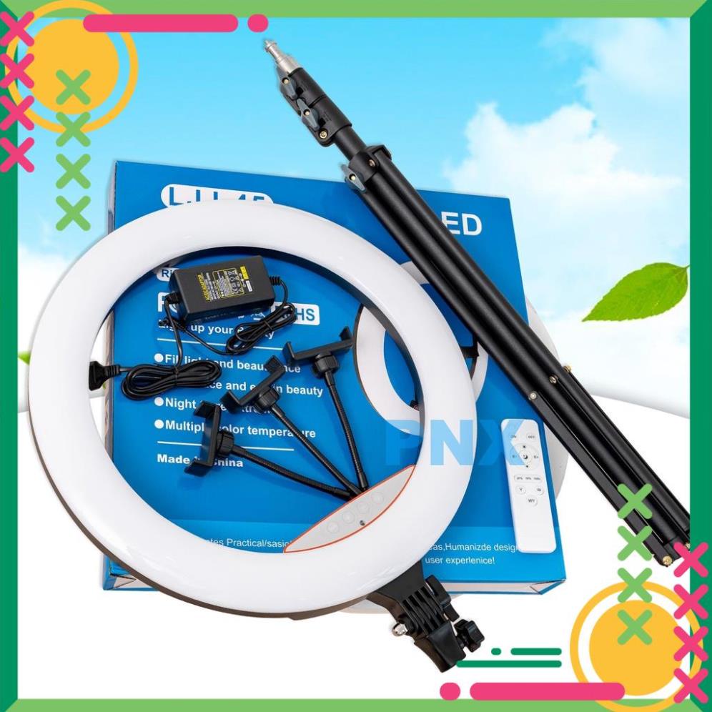Đèn livestream 45cm 3 kẹp 3 chế độ sáng kèm điều khiển và Chân 2m1 linco hàng xuất khẩu USA - Rabbi VN