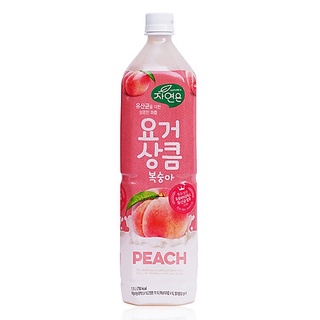 Nước Ép Trái Cây Lợi Khuẩn Woongjin 1500ml x 1 Chai - Vị Đào
