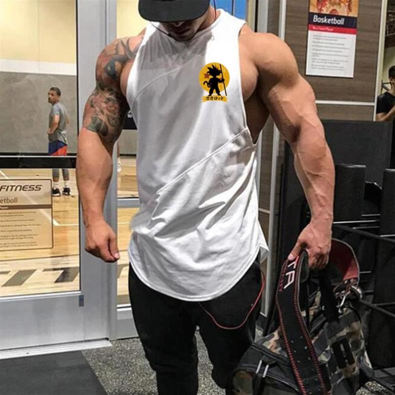 Áo tank top hở bên dáng rộng thời trang mới cho nam tập thể hình !