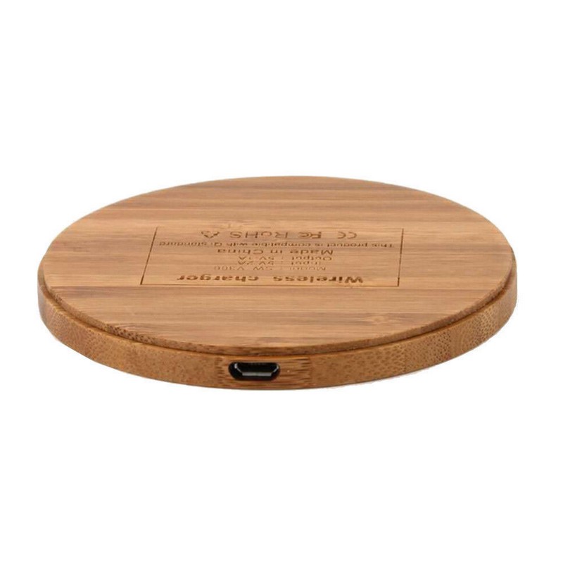Đế sạc không dây bằng gỗ chuyên dùng cho iphone 8x10