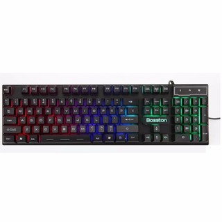 Bàn phím giả cơ Bosston G803 Led 7 màu chuyên game giá rẻ - BH 6 tháng - Hưng Long PC