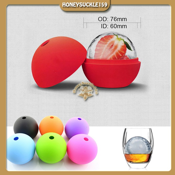[Ảnh Thât+Video Hướng Dẫn] Khuôn Silicon Đổ Socola/Thạch/Đá/Kẹochipchip/Pudding Hình Tròn 6cm