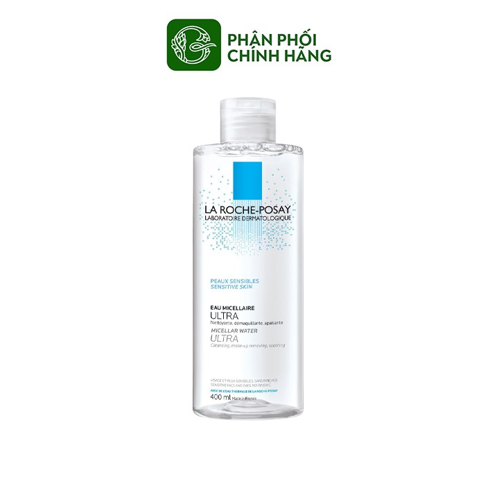 Nước Tẩy Trang La Roche-Posay Micellar Water Ultra - Sensitive Skin 400ml