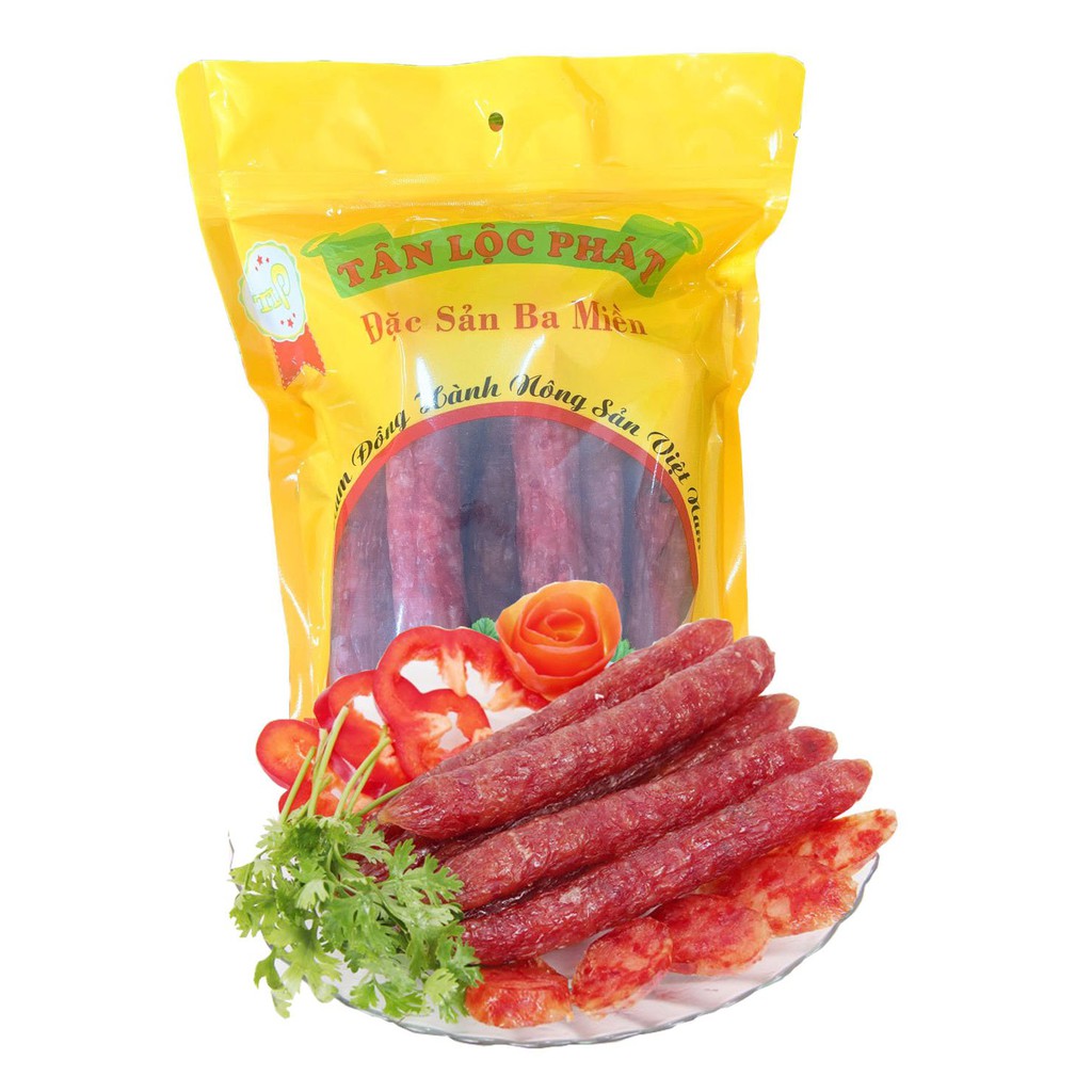 500G LẠP XƯỞNG HEO LOẠI KHÔ NGON VỪA ĂN TÂN LỘC PHÁT