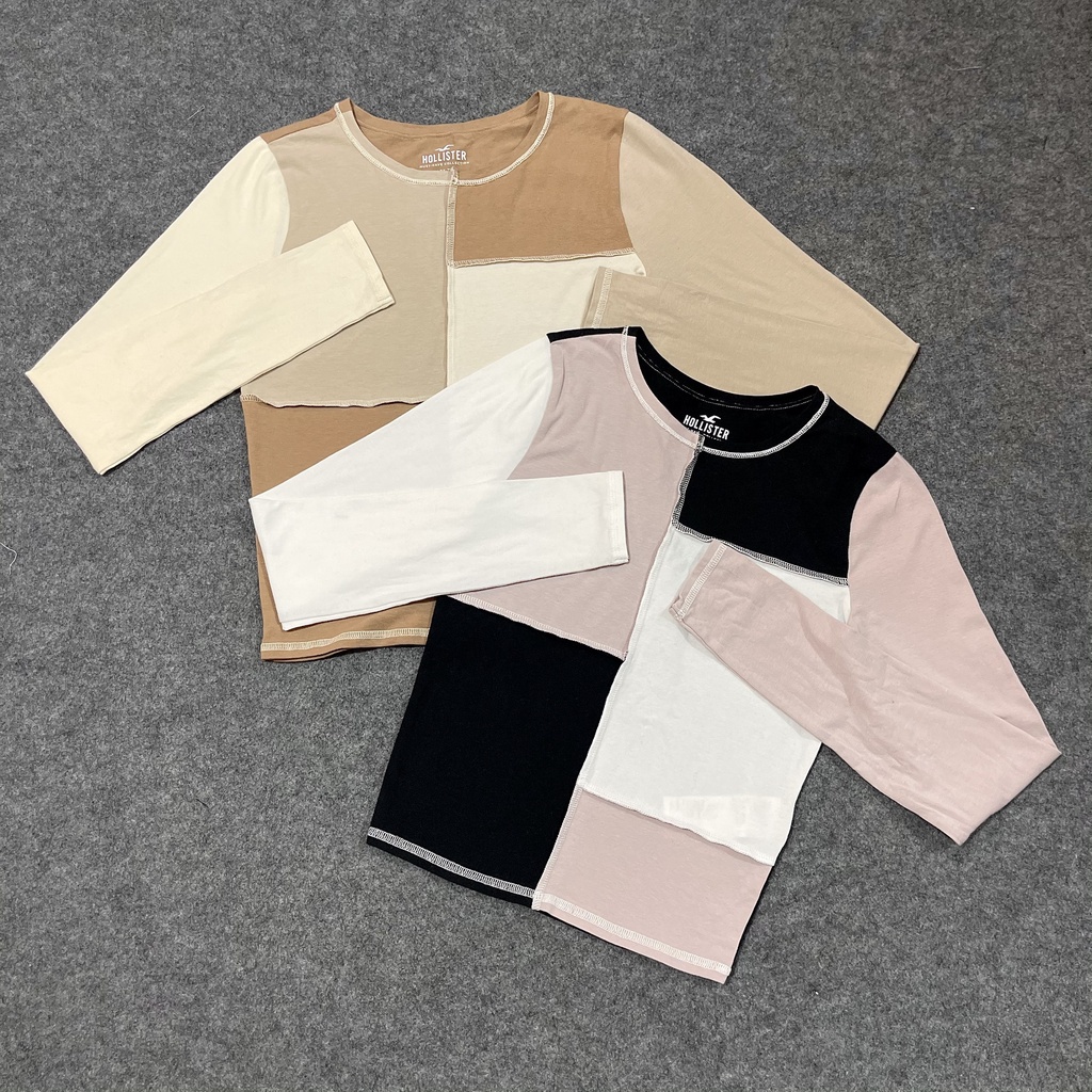 Áo thun nữ tay dài thời trang cao cấp "𝑯𝑶𝑳𝑳𝑰𝑺𝑻𝑬𝑹" hàng chính hãng/Oshop