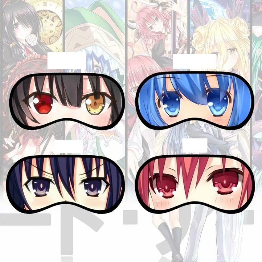 Bịt mắt Date A Live Kurumi Cuộc hẹn sống còn miếng che mắt ngủ in hình anime chibi