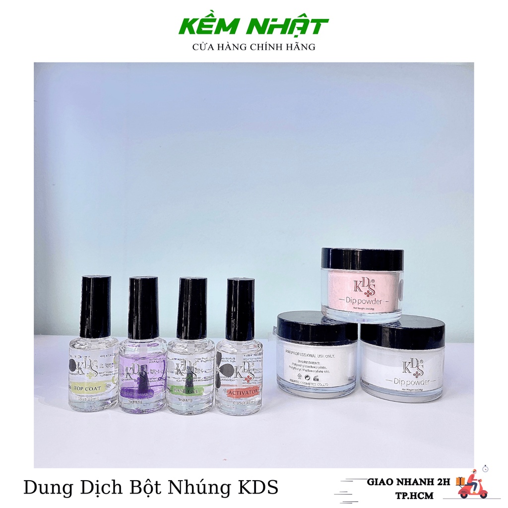 DUNG DỊCH BỘT NHÚNG KDS CHAI 10ML - Làm Nail