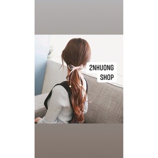 Sỉ cột tóc nơ dây Line dài nhiều màu đẹp