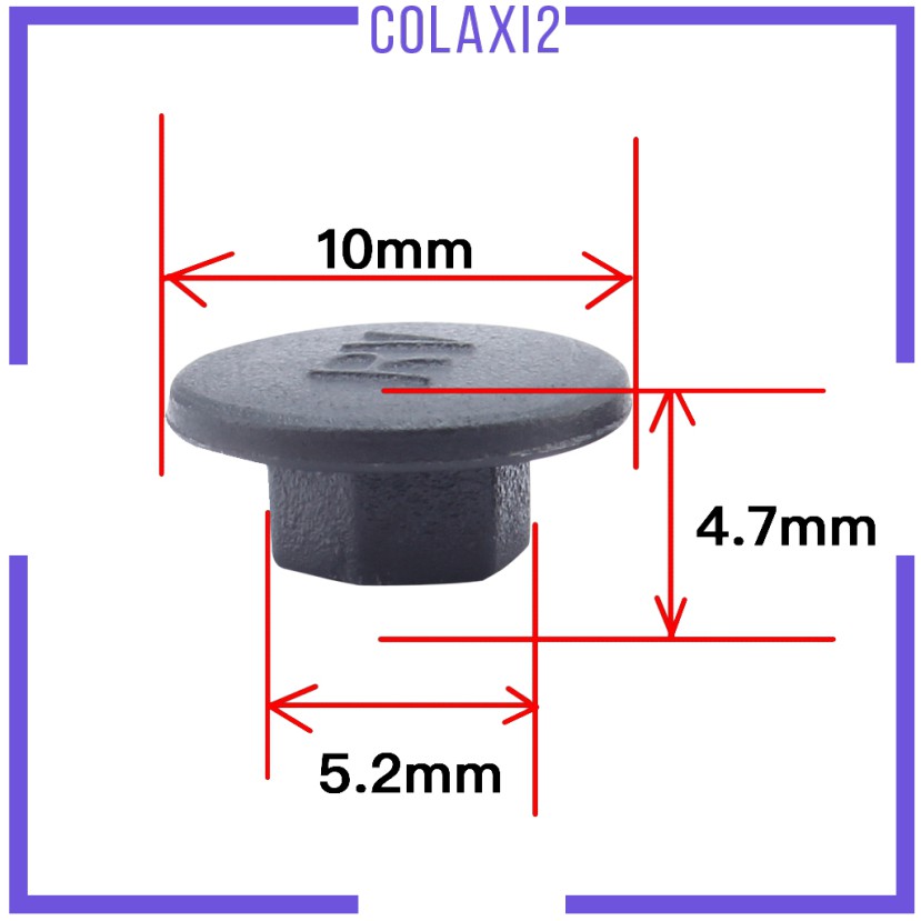 Set 2 Ốc Vít Đầu Lục Giác M6 Chuyên Dụng Đen