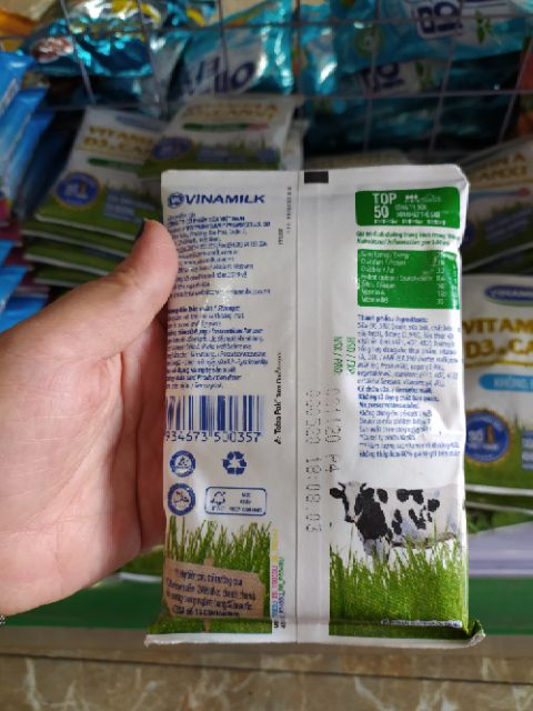 Sữa Vinamilk bịch 220ml