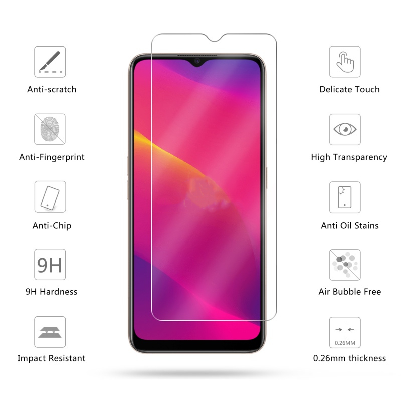 OPPO F7 F9 F11 Pro A31 A92 A5 A9 2020 A3S A5S Realme C2 C3 X X2 5i 6i 5 6 kính cường lực