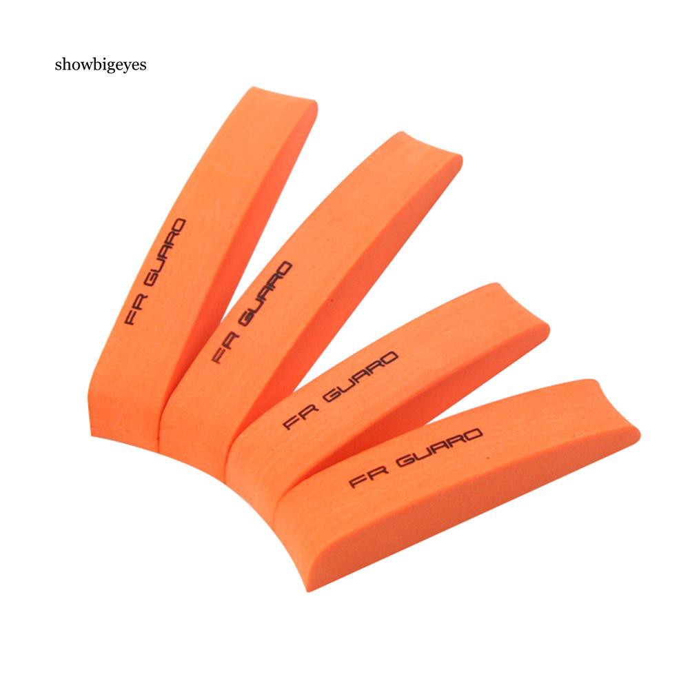 Bộ 4 Miếng Dán Trang Trí Cạnh Cửa Xe Hơi Chống Va Chạm Bằng Xốp EVA