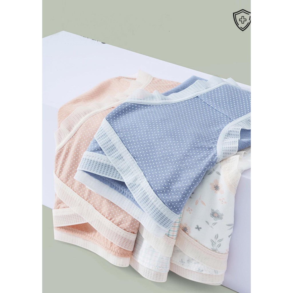 SET 4 QUẦN LÓT BẦU họa tiết và sau sinh cạp chéo chất modal mát nhẹ kháng khuẩn cho các mẹ bầu 85kg