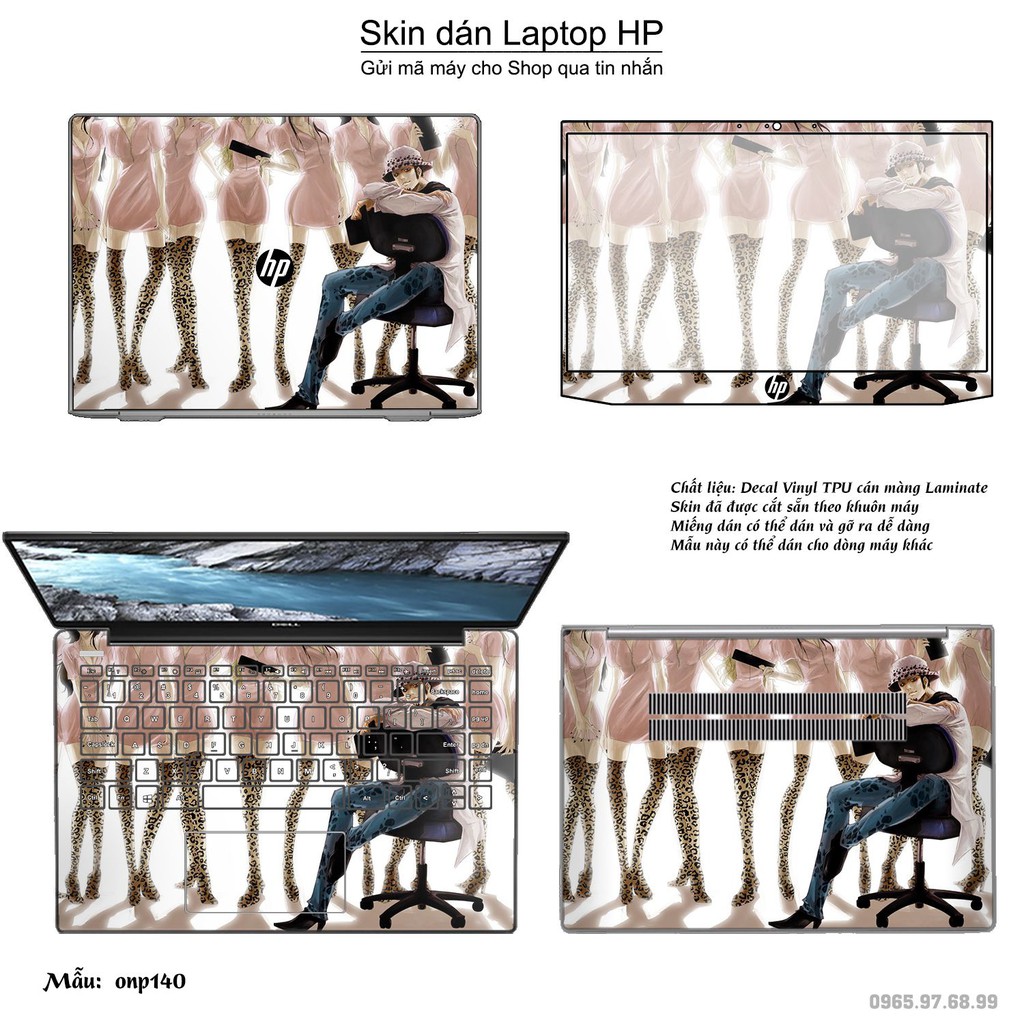 Skin dán Laptop HP in hình One Piece _nhiều mẫu 17 (inbox mã máy cho Shop)