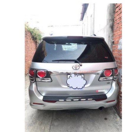 Ốp Chống Trầy Cốp Ngoài Xe Toyota Fortuner 2017-2021, chất liệu Nhựa cao cấp