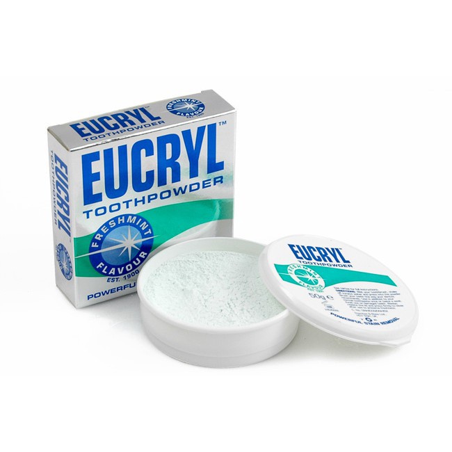 Bột Đánh Răng Tẩy Trắng Eucryl Toothpowder 50g