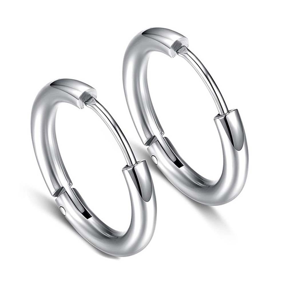 MXGOODS Unisex 1 Pair Accessories For Men Women Jewelry Hoop Earrings