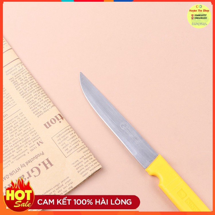 Dao bếp gọt trái cây inox cán vàng cao cấp
