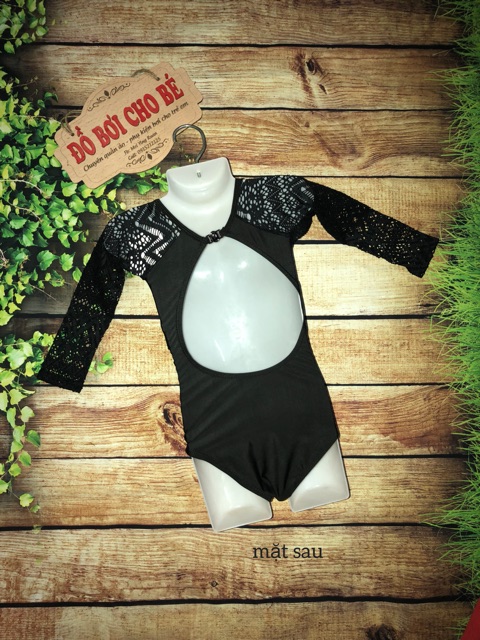 Bộ bơi liền tay phối ren | BigBuy360 - bigbuy360.vn