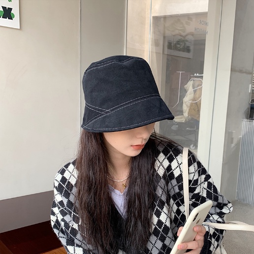 Mũ Xô ( Mũ Bucket) Unisex Vải Cotton Thời Trang Mùa Hè Và Xuân Phong Cách Nhật Bản