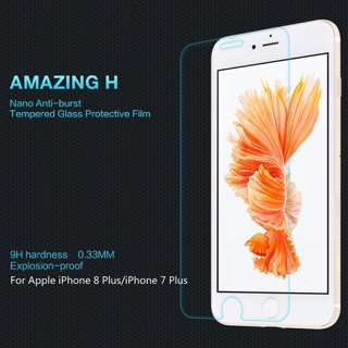 Kính cường lực Nillkin 9H IPhone 7 Plus/ 8 Plus mỏng 0.3 mm trong suốt chính hãng