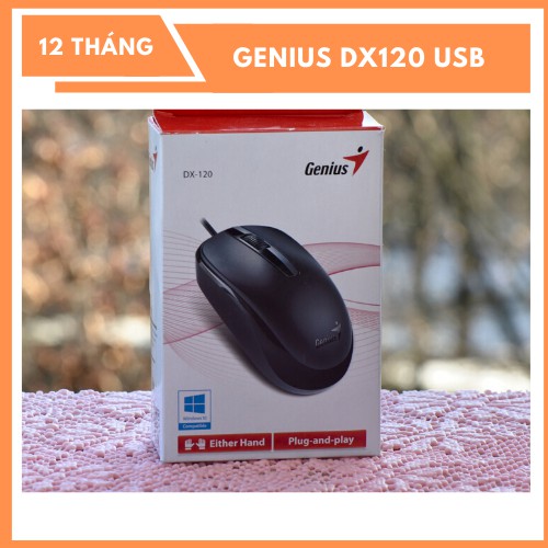 Chuột máy tính Genius DX120 USB (Đen) - Chính hãng