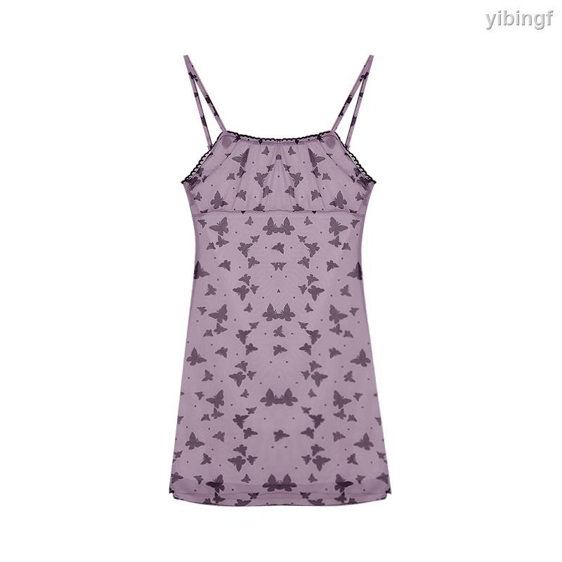 Đầm Hai Dây In Họa Tiết Xinh Xắn Kiểu Pháp Dành Cho Nữ | BigBuy360 - bigbuy360.vn