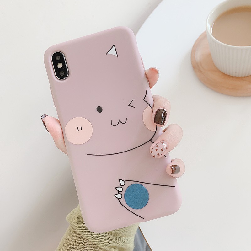 Ốp điện thoại mềm họa tiết hoạt hình dễ thương cho iPhone XR X Xs max 6 6s 7 8 Plus 11 pro max 12mini 12 pro max