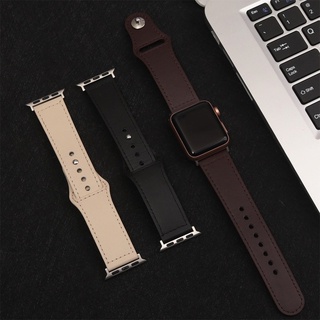 Dây đeo bằng da cho đồng hồ thông minh Apple Watch Series SE/6/5/4/3/2/1 kích thước 38mm / 40mm, 44mm / 42mm
