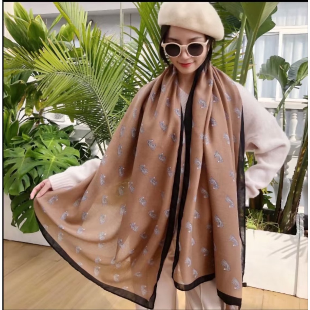 Khăn Choàng Cotton 180 * 90CM Cho Nữ WJ1124-70