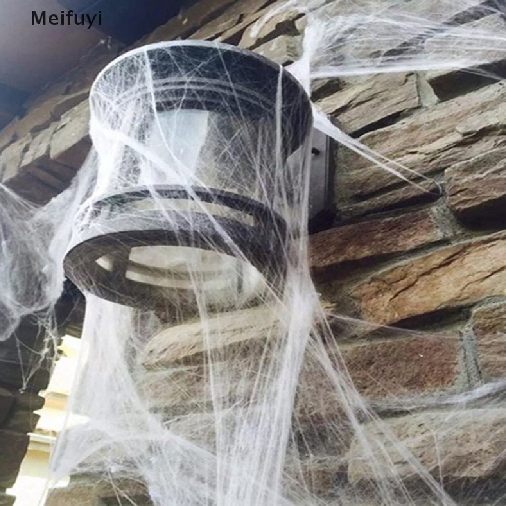 Mạng Nhện Giả Siêu Co Giãn Trang Trí Halloween