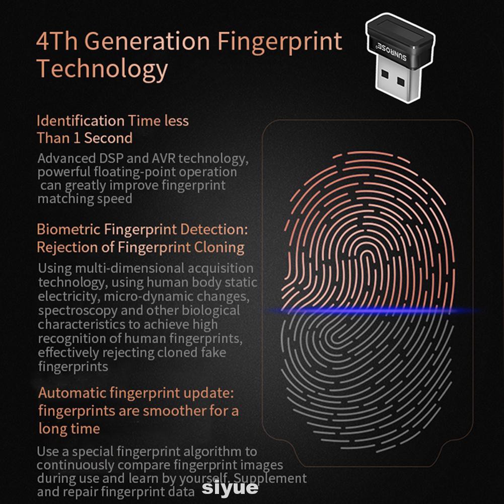 Máy Quét Vân Tay Usb Mini Cho Windows 10 | BigBuy360 - bigbuy360.vn