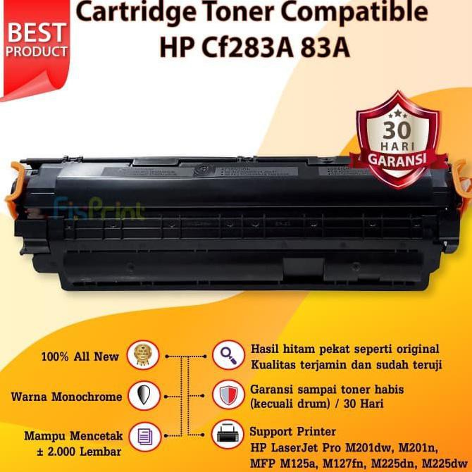 Hộp Mực Tương Thích Với Hp Cf283a / 83a Hp Laserjet