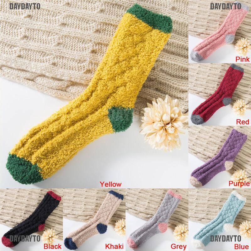 Daydayto Vớ Ngủ Cashmere Ấm Áp Cực Kỳ Ấm Áp Mùa Đông Cho Nữ Dùng Trong Nhà / Sàn Nhà