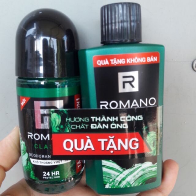 Lăn khử mùi Romano 50ml có quà