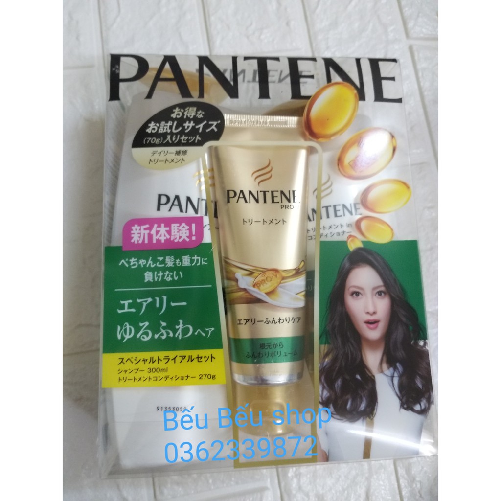 Bộ dầu gội-xã Pantene Pro-V Nhật Bản, Màu xanh lá cây