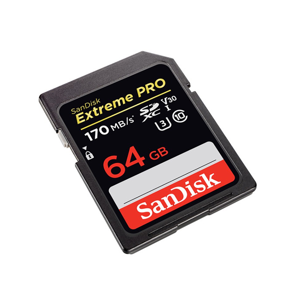 Thẻ nhớ SDXC Sandisk Extreme Pro 170MB/s 64GB (Chính hãng)