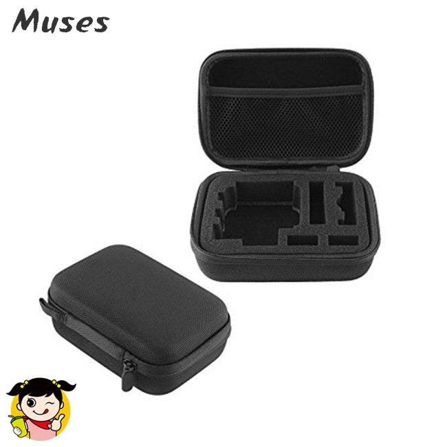 Túi đựng máy ảnh EVA màu đen chống sốc cho GoPro Hero 5/4/3+