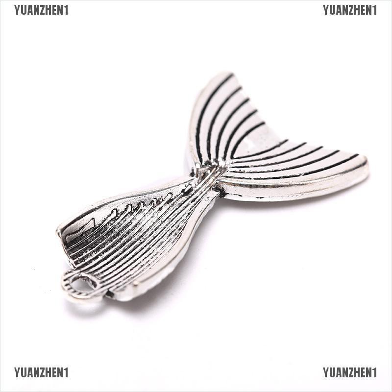 [YUANZHEN1] Set 40 Mặt Dây Chuyền Hình Động Vật Biển Vintage Hỗn Hợp Thủ Công