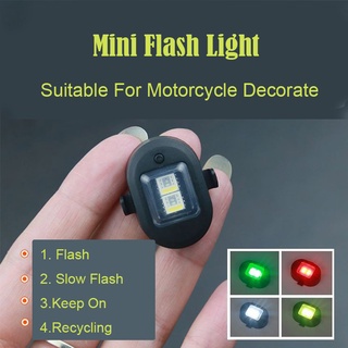 Đèn led Nhấp Nháy Gắn Đuôi Xe Mô Tô/Xe Tải Mini Chống Va Chạm Có Thể Sạc Lại